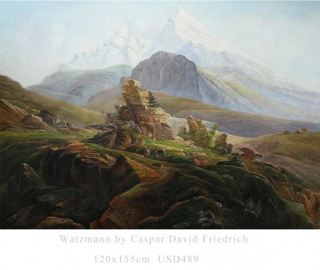 friedrich malerei - Watzmann Caspar David Friedrich 120x155cm EUR489